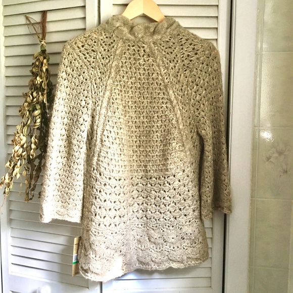 {NWT DKNY Jeans} Alpaca Blend Cardigan Sweater, L - Picture 7 of 8